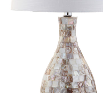 Verna 26.5" Seashell LED Table Lamp - JONATHAN Y